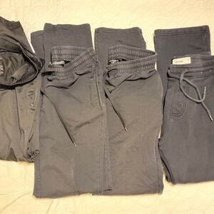 GUC Tall/Skinny Athletic Pants Lot of 4 Black Hollister Idtswch Jockey